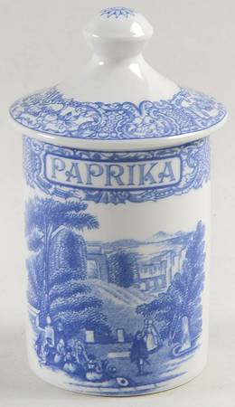 Blue Room Collection Spice Jar Set Individual Jar & Lid