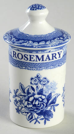 Blue Room Collection Spice Jar Set Individual Jar & Lid