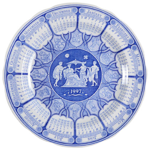 Blue Room Collection "1997" Calendar Plate