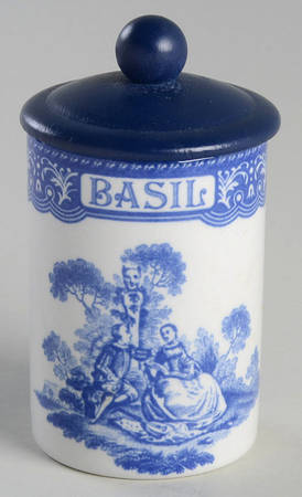 Blue Room Collection Basil Spice Jar & Lid