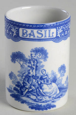 Blue Room Collection Basil Spice Jar No Lid
