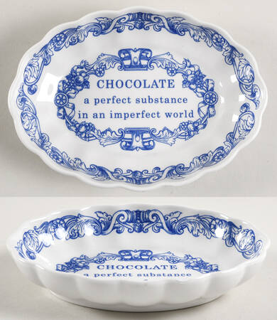 Blue Room Collection 6" Oval Tray