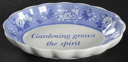 Blue Room Collection 6" Oval Fluted Dish