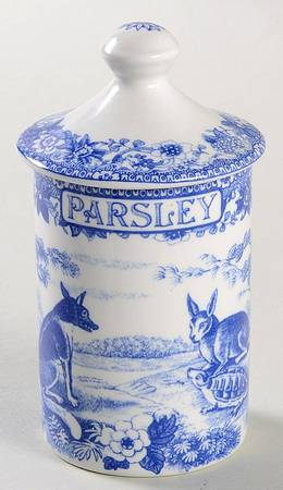 Blue Room Collection Spice Jar Set Individual Jar & Lid