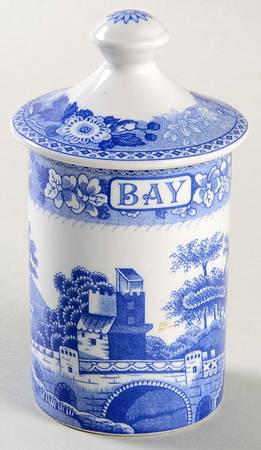 Blue Room Collection Spice Jar Set Individual Jar & Lid
