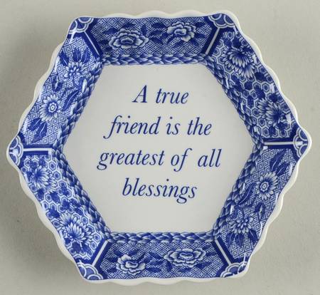 Blue Room Collection Mementos Small Multisided Tray