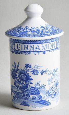 Blue Room Collection Spice Jar Set Individual Jar & Lid
