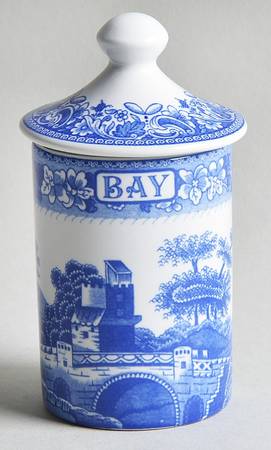 Blue Room Collection Spice Jar Set Individual Jar & Lid