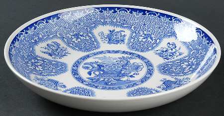 Blue Room Collection 8" Individual Pasta Bowl