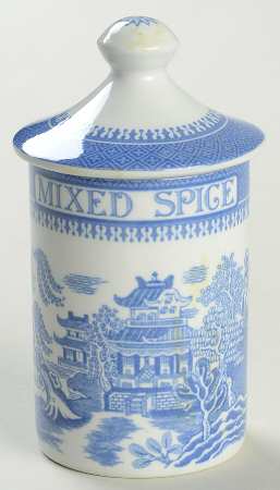 Blue Room Collection Spice Jar Set Individual Jar & Lid