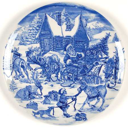 Blue Room Collection 2007 Annual Christmas Plate