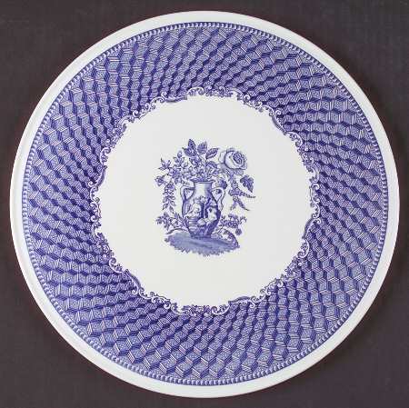 Blue Room Collection Cake Plate
