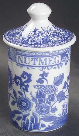 Blue Room Collection Spice Jar Set Individual Jar & Lid