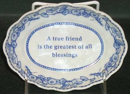 Blue Room Collection 6" Oval Tray