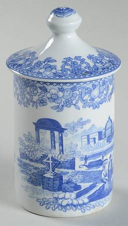 Blue Room Collection Spice Jar Set Individual Jar & Lid