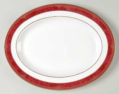 Bordeaux 13" Oval Serving Platter