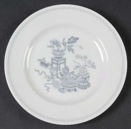 Bowpot Grey Bread & Butter Plate