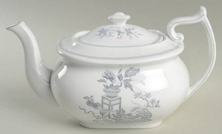 Bowpot Grey Teapot & Lid