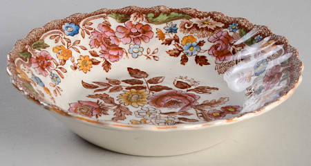 British Flowers Fruit/Dessert (Sauce) Bowl