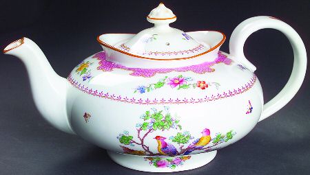 Brompton Pink Teapot & Lid