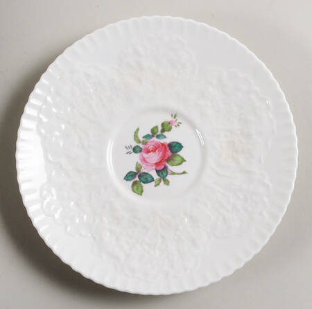 Bridal Rose (No Gold Trim) Saucer