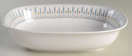 Brussels 10" Oval Vegetable Bowl
