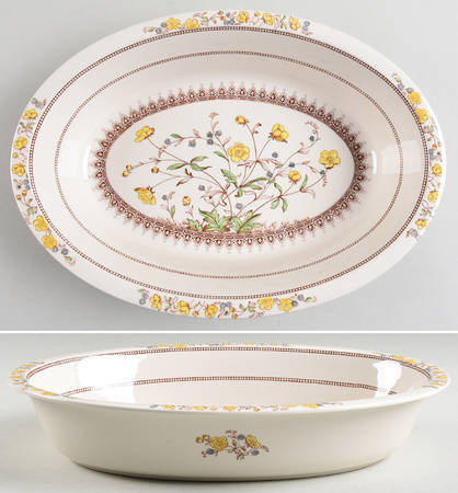 Buttercup (Older Backstamp) 12" Oval Vegetable Bowl