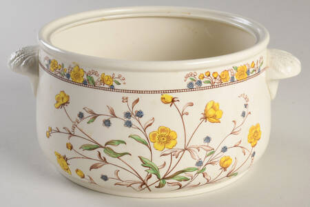 Buttercup (Older Backstamp) Small Oven-To-Table Round Casserole No Lid