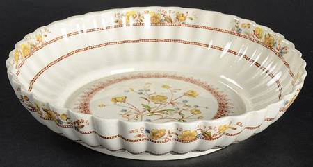 Buttercup (Older Backstamp) 8" Shallow Round Bowl