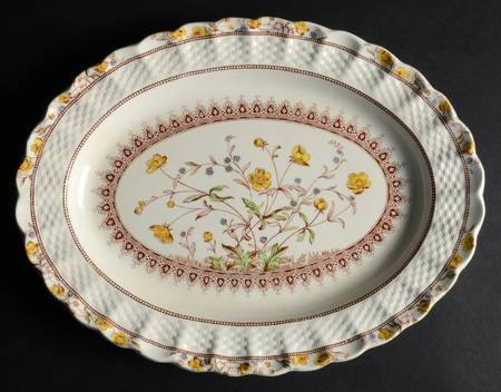 Buttercup (Older Backstamp) 10" Oval Serving Platter