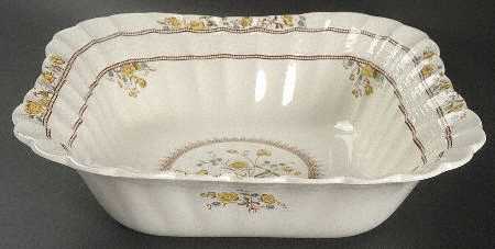 Buttercup (Older Backstamp) 10" Square Vegetable Bowl