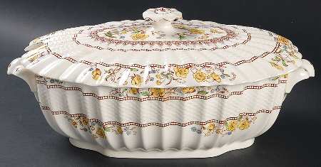Buttercup (Older Backstamp) Oval Tureen & Lid