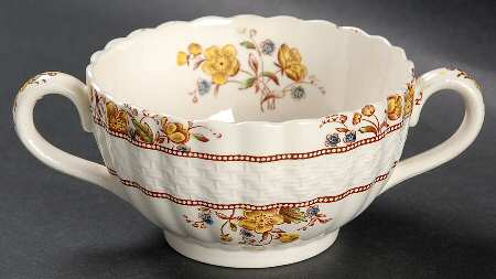 Buttercup (Older Backstamp) Footed Bouillon Cup