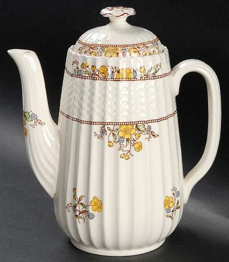 Buttercup (Older Backstamp) Small Coffee Pot & Lid
