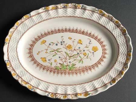 Buttercup (Older Backstamp) 11" Oval Serving Platter