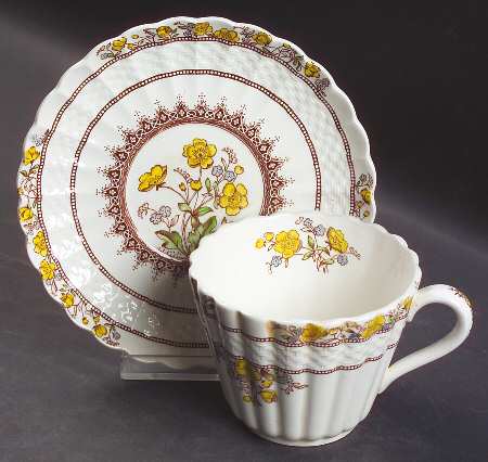 Buttercup (Older Backstamp) Oversized Cup & Saucer Set