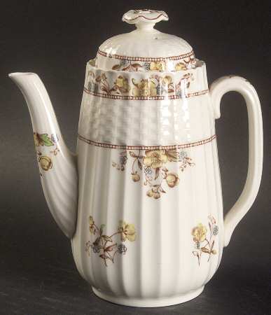 Buttercup (Older Backstamp) Individual Coffee Pot & Lid