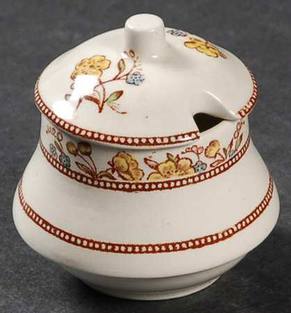 Buttercup (Older Backstamp) Mustard with Lid Condiment Set