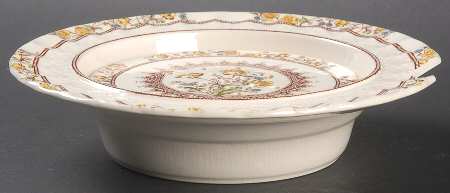 Buttercup (Older Backstamp) Round Open Butter & Strainer