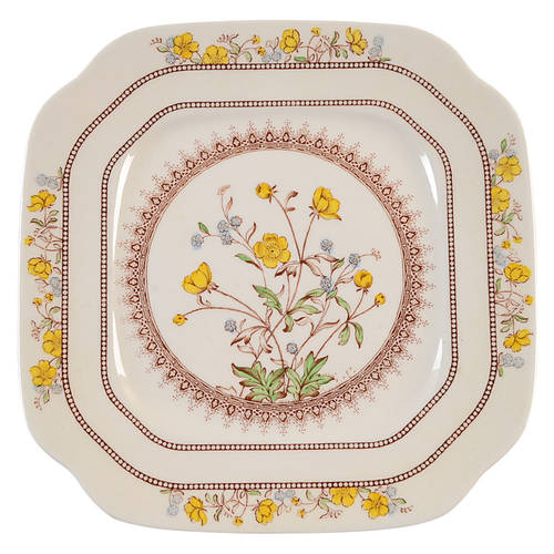 Buttercup (Newer Backstamp) Square Salad Plate