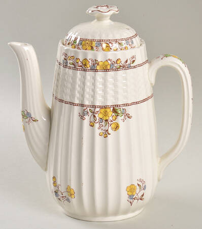 Buttercup (Newer Backstamp) Mini Coffee Pot & Lid