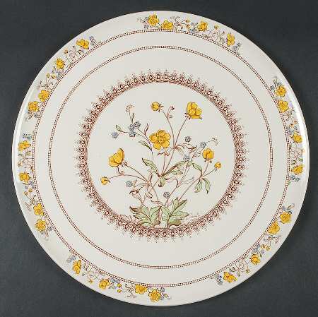 Buttercup (Newer Backstamp) Cake Plate