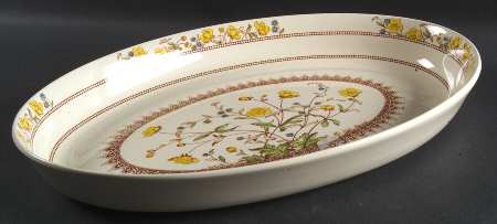 Buttercup (Newer Backstamp) 14" Oval Baker