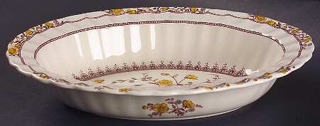 Buttercup (Newer Backstamp) 10" Oval Vegetable Bowl