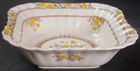 Buttercup (Newer Backstamp) 9" Square Vegetable Bowl