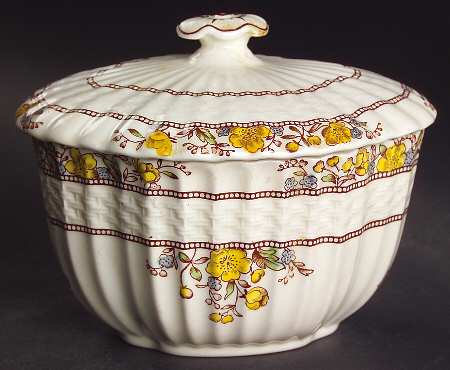 Buttercup (Newer Backstamp) Sugar Bowl & Lid