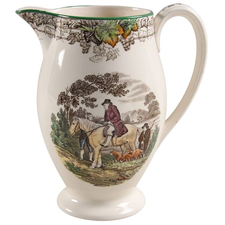 Byron Multicolor (Green Trim) 42 Oz Pitcher
