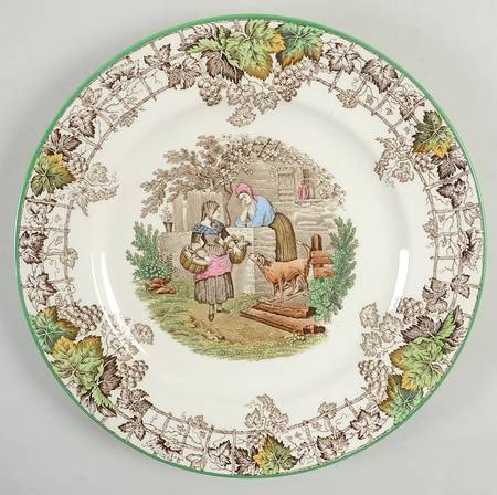 Byron Multicolor (Green Trim) by Spode