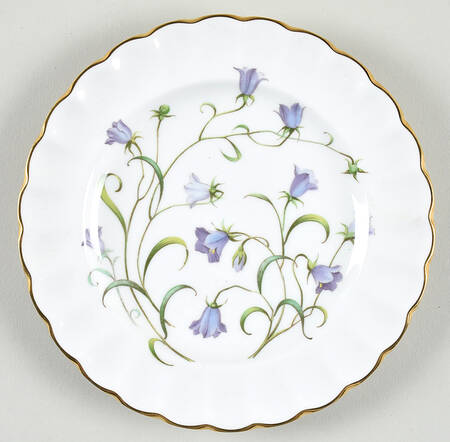 Campanula Bread & Butter Plate