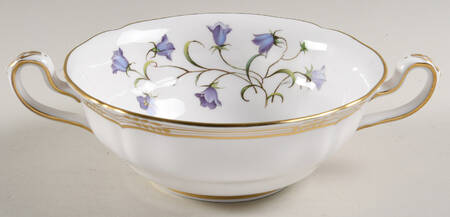 Campanula Flat Cream Soup Bowl